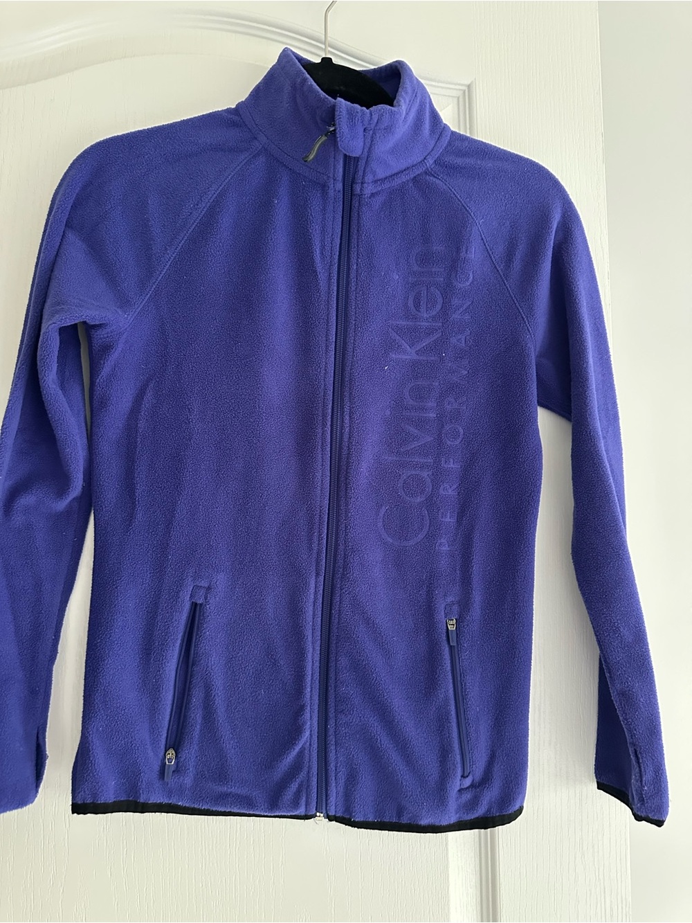 Calvin Klein  Purple Full-Zip Fleece Jacket